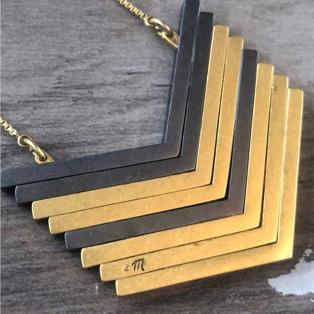 New Madewell Arrowstack Necklace - image 4